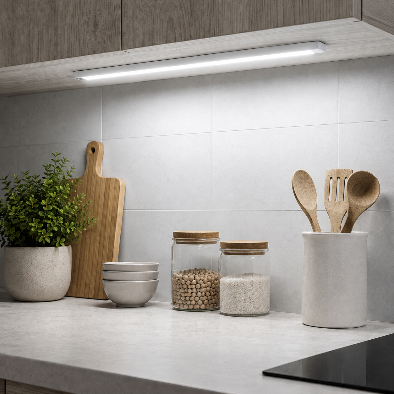 LUMŌ FLEX — Barre LED Capteur Mouvement Rechargeable USB-C