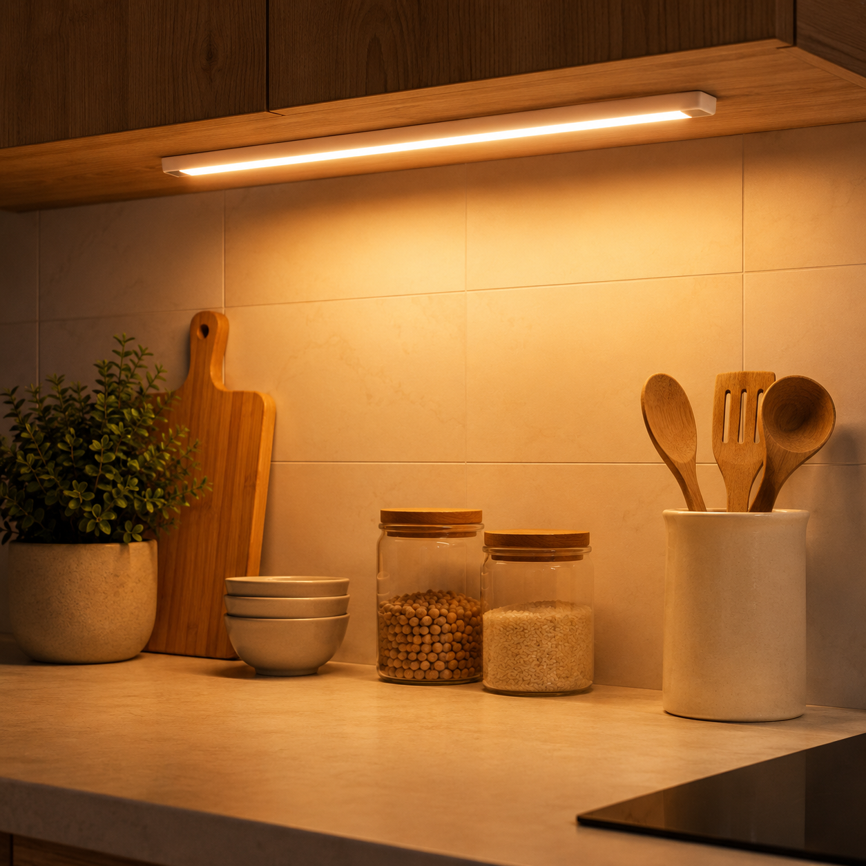 LUMŌ FLEX — Barre LED Capteur Mouvement Rechargeable USB-C