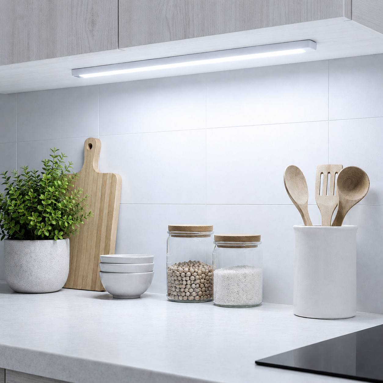 LUMŌ FLEX — Barre LED Capteur Mouvement Rechargeable USB-C